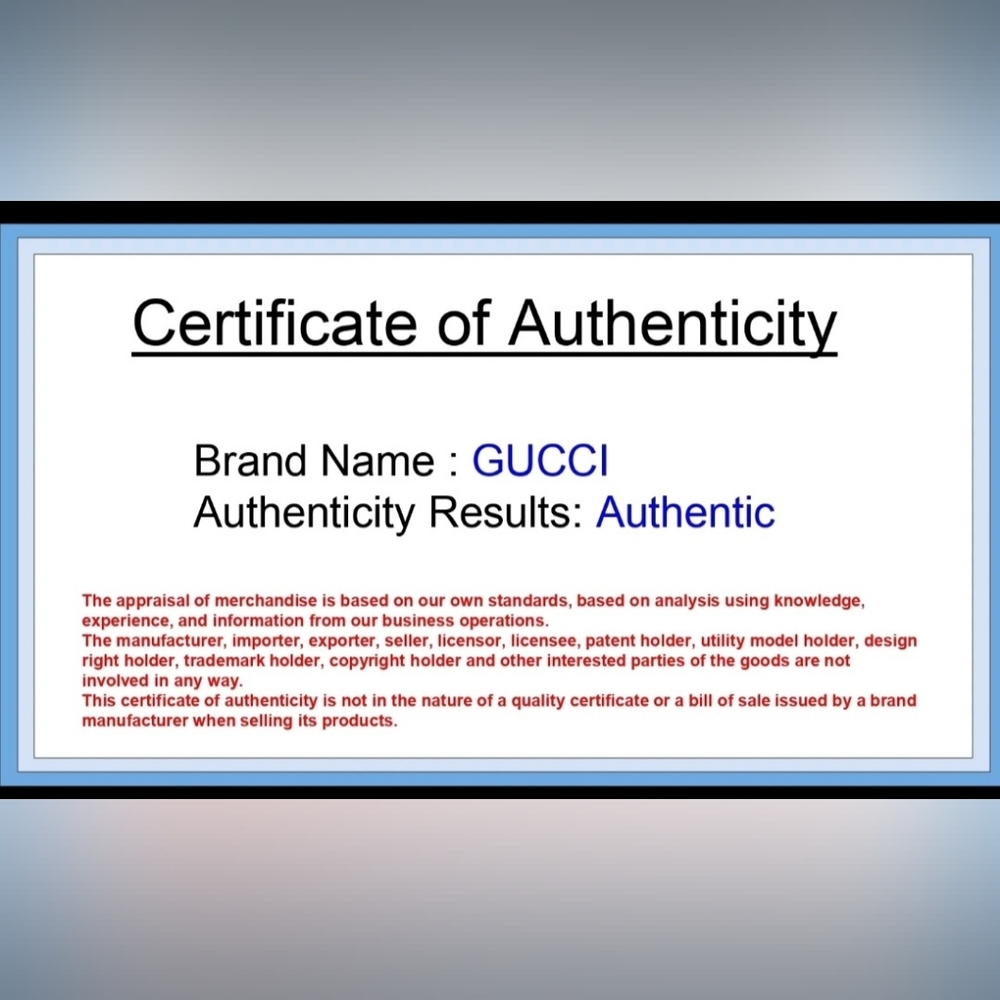 Authentic Gucci Blue Monogram Canvas Crossbody Bag with Red Trim With COA - Picture 14 of 16